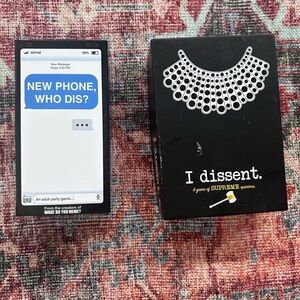 NWOT New phone who dis game I dissent game